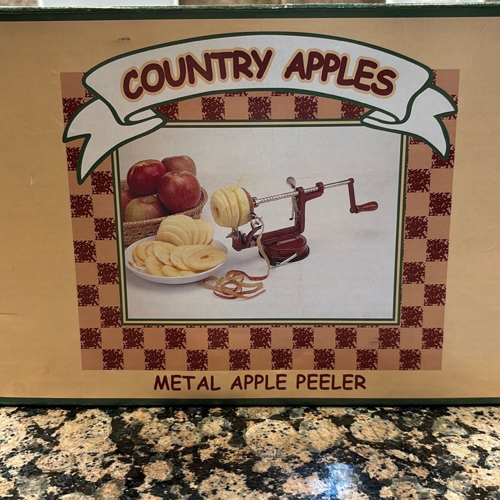 Apple corer and peeler